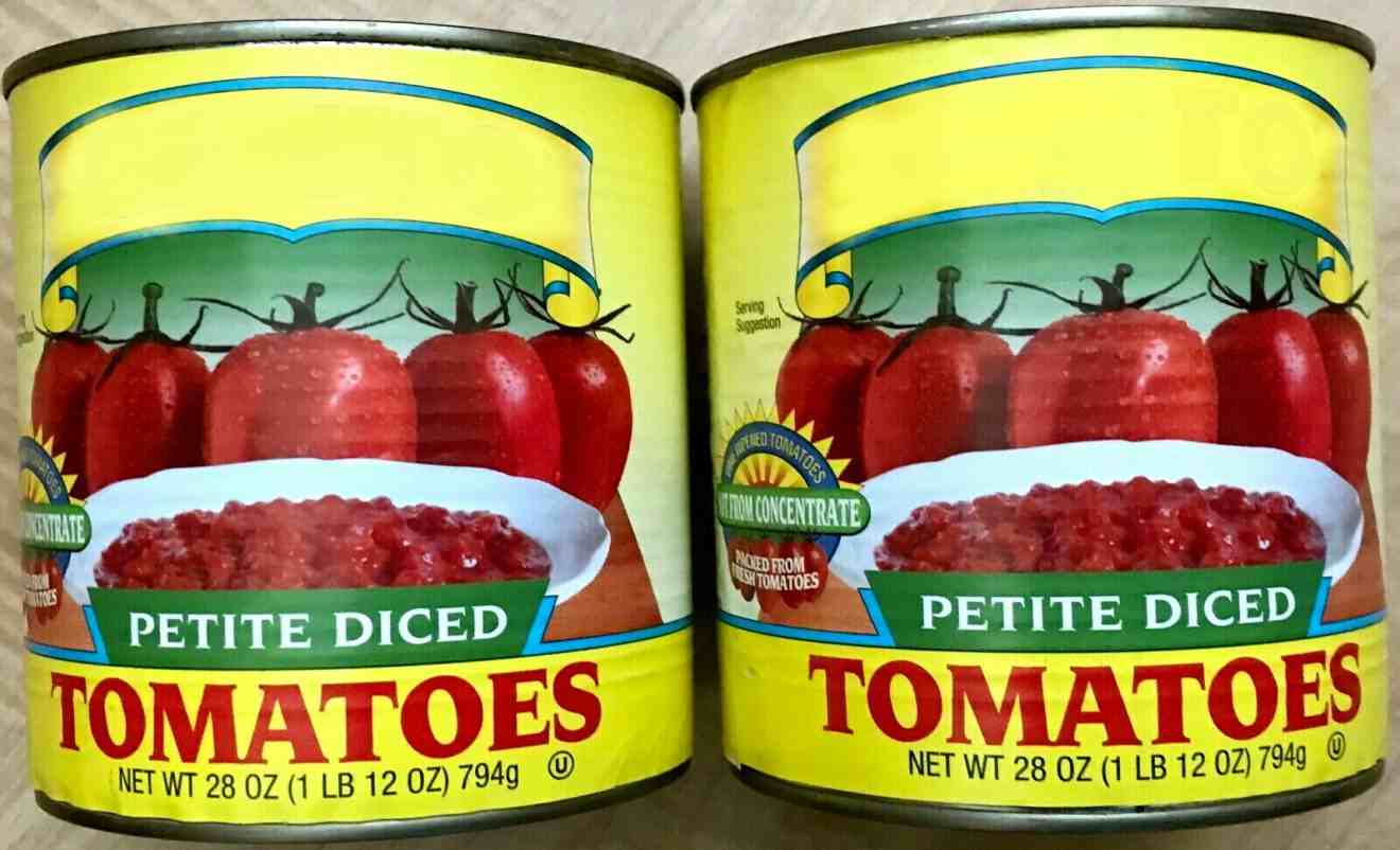  Diced Tomato Can Sizes Nutrition 
